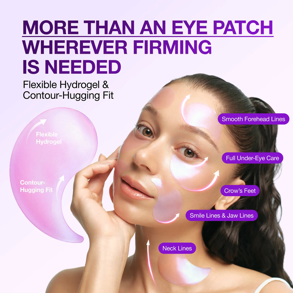 Anua Retinol Berry Revitalizing Eye Patches - 60 Hydrogel Patches for Dark Circles & Fine Lines