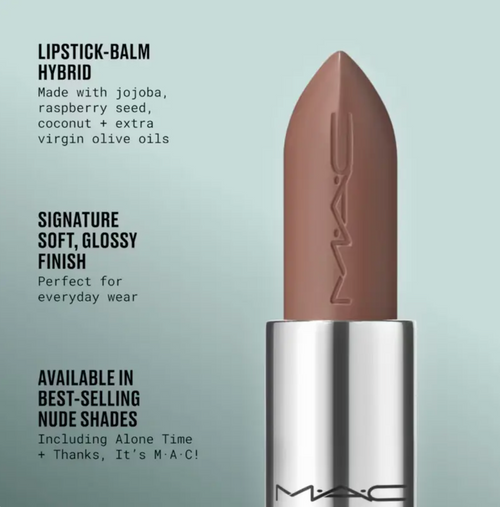 MAC Nudes Lipstick Trio - Sheer-Shine Lipstick Set, 3 Buildable Nude Shades