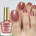 QUELMIX Nude Rose Nail Polish 10ml - High-Gloss Quick-Dry Lacquer